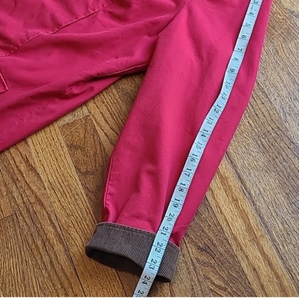 LL Bean Adirondack Chore Barn Utility Jacket Coat Red Brown Wmn 1X - Picture 5 of 16